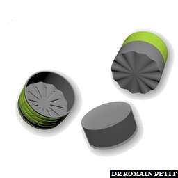 Illustration de la référence Presse ail modélisé en 3D et texturé 