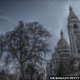 Illustration de la référence HDRI Basilique du Sacré-Coeur de Montmartre - Paris - Vu de derrière 1 