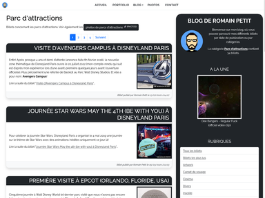 Catégorie - Articles regroupés dans une catégorie sur le Blog de Romain Petit