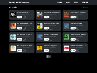 Accueil - Page d'accueil immersive avec mise en avant visuelle