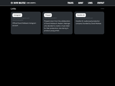 Liens - Sélection de liens vers d'autres sites internet