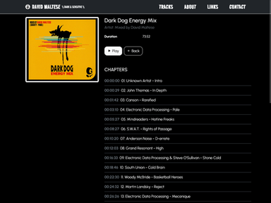 Morceau - Intégration et diffusion des contenus audio avec chapitrage