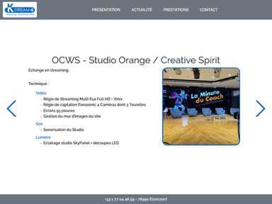 Prestation - Exemple de prestation avec photo et tous les détails techniques