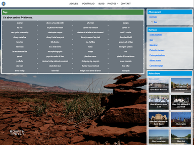 Tags - Liste de tous les tags des photos par Romain Petit