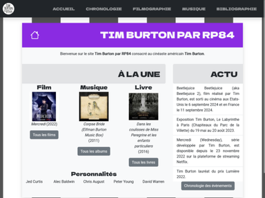 Accueil thématique – Présentation du cinéaste et de son univers