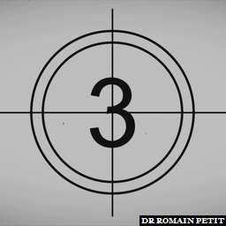 Illustration de la référence Compte à rebours façon vieux film 