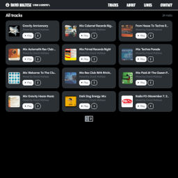 [Portfolio] David Maltese, Dark & Sensitive, site officiel