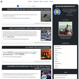 [Portfolio] Blog de Romain Petit