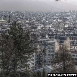 Illustration de la référence HDRI Toits - Paris - Vu du haut de la butte Montmartre 3 