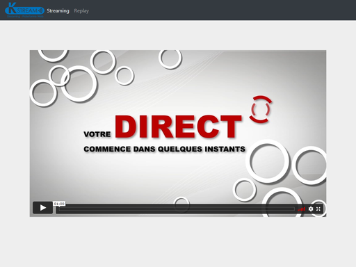 Capture d'écran d'un live du site kstream.fr