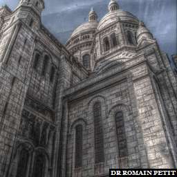 HDRI Basilique du Sacré-Coeur de Montmartre - Paris - Détail droite 1