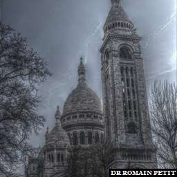 HDRI Basilique du Sacré-Coeur de Montmartre - Paris - Vu de derrière 2